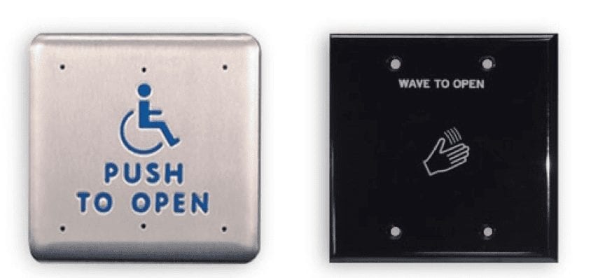 Use wave to open instead of push to open