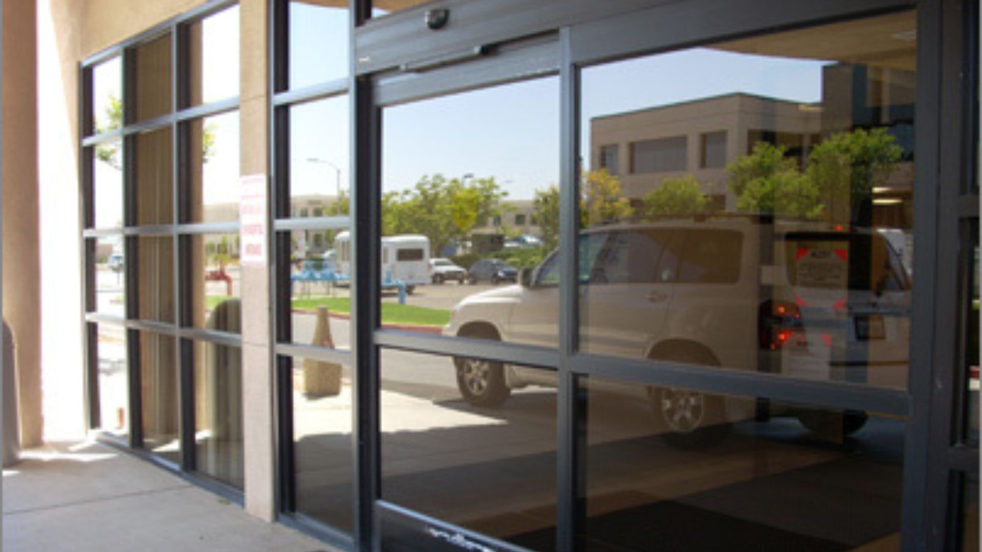 Priority Door Systems San Diego installs and services commercial doors for businesses. Automatic Sliding doors