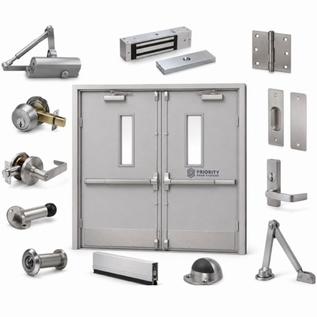 Priority Door Systems in San Diego offers commercial door hardware